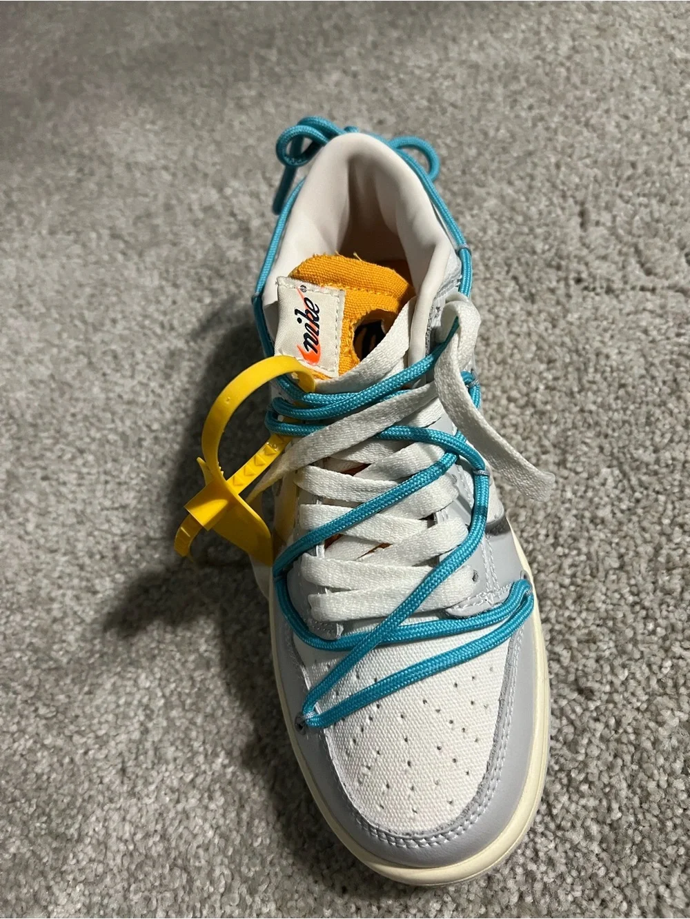 Off-White white leather